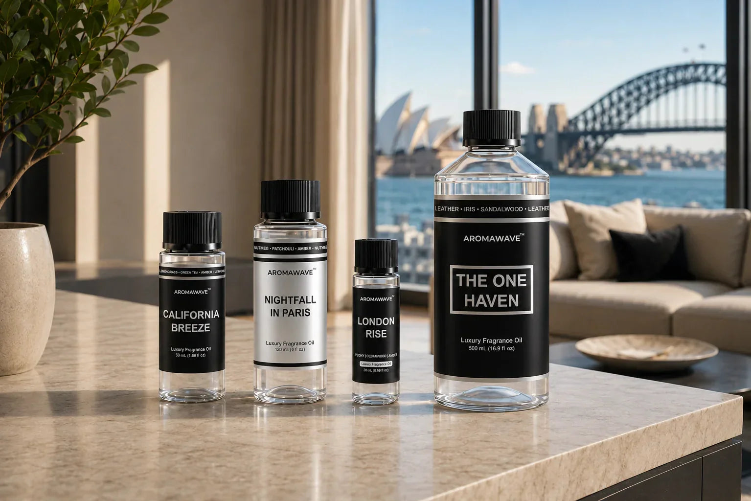 Aromawave home fragrance oil Sydney Australia. Hotel inspired and wellness fragrance oils for Sydney apartments and homes