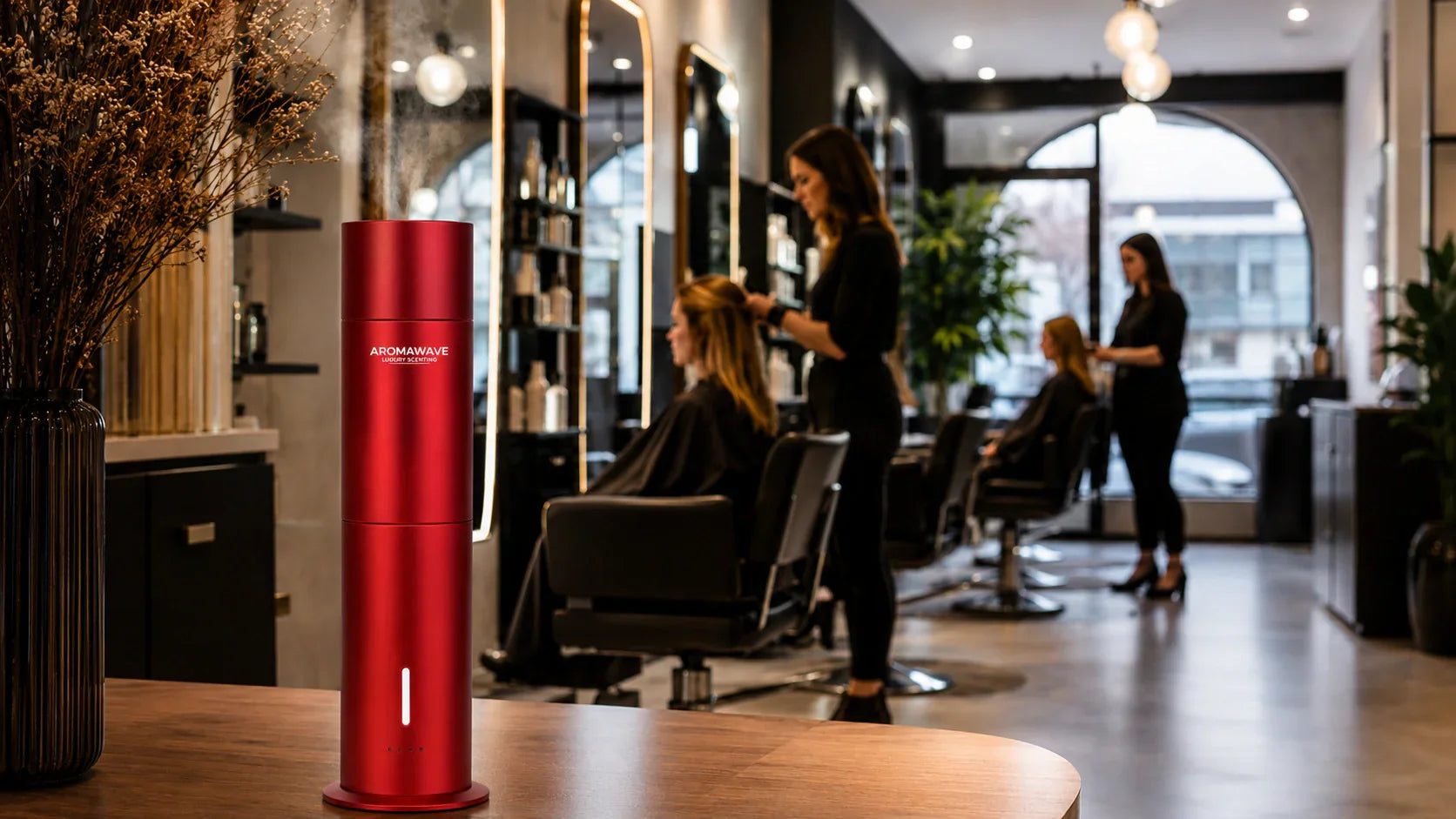 Salon scenting Australia. Aromawave cold air scent diffuser guide for hair and beauty salon reception and waiting areas