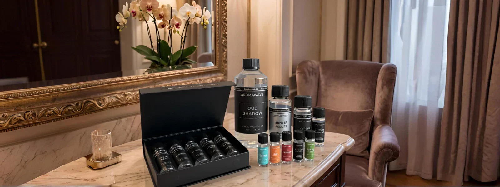 Hotel fragrance oils used for luxury scenting in Australia