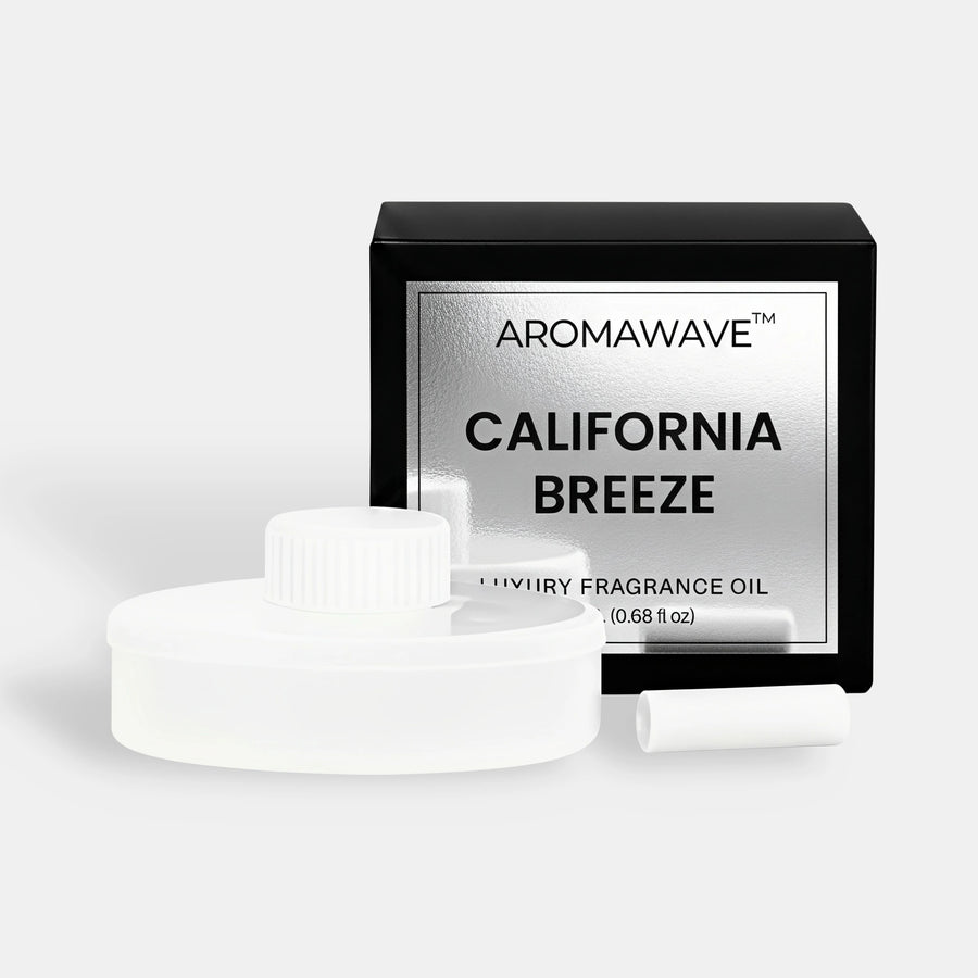 Aromawave California Breeze car diffuser fragrance oil with a fresh coastal-inspired scent