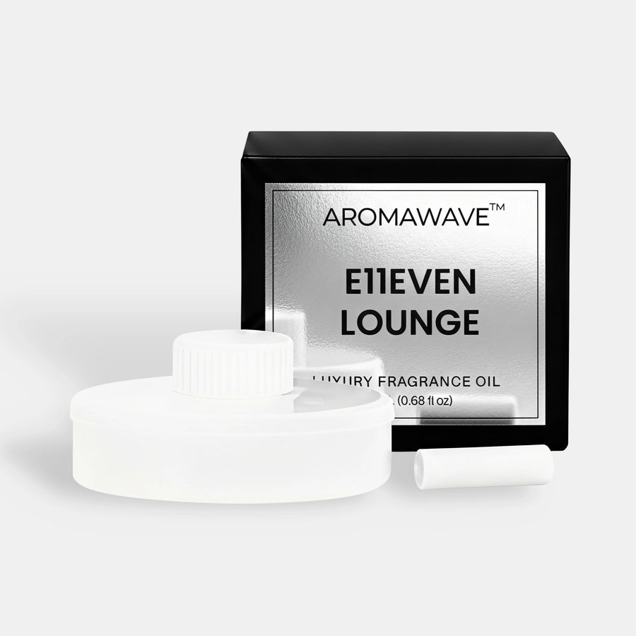 Aromawave E11even Lounge car diffuser fragrance oil with a modern and refined scent