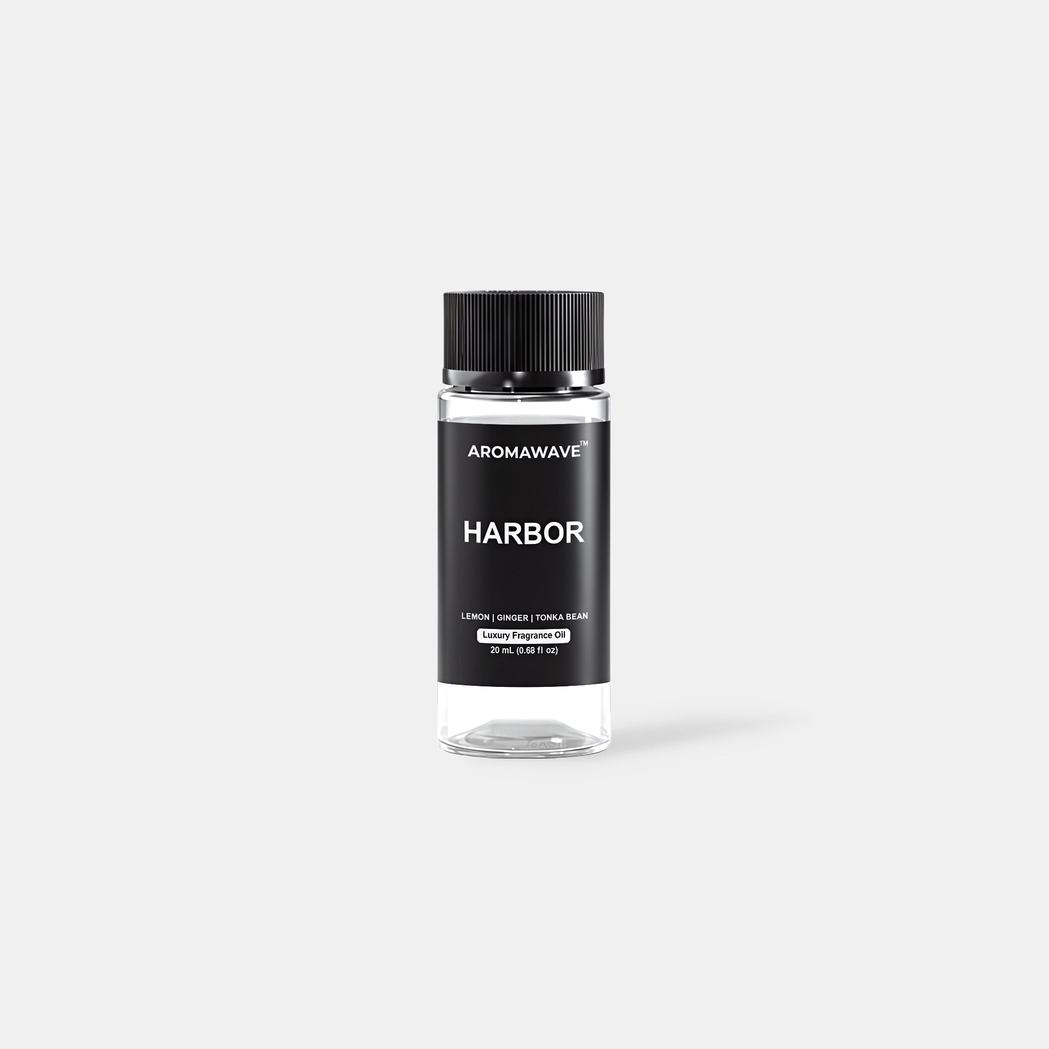 Harbor 20ml luxury fragrance oil by Aromawave crafted for waterless diffusers with a fresh calming scent.