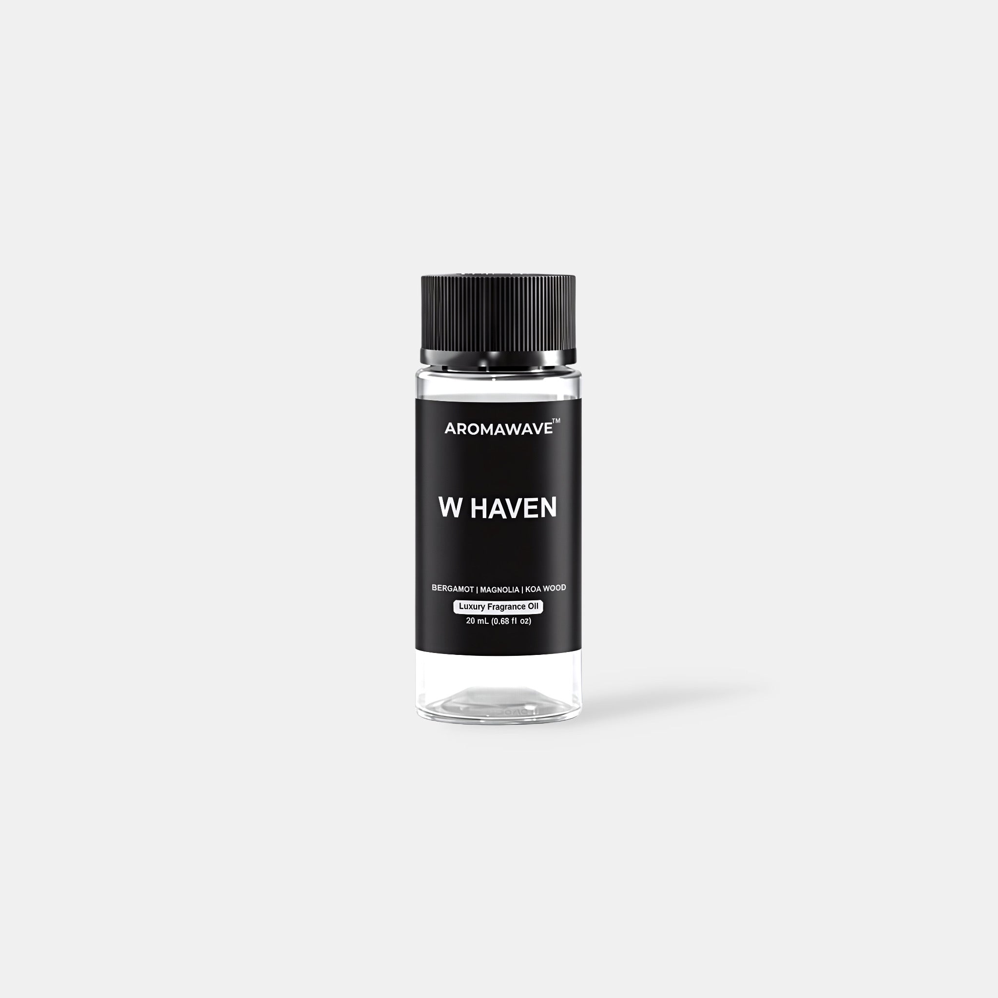 W Haven 20ml luxury fragrance oil by Aromawave crafted for waterless diffusers with a fresh elegant scent.