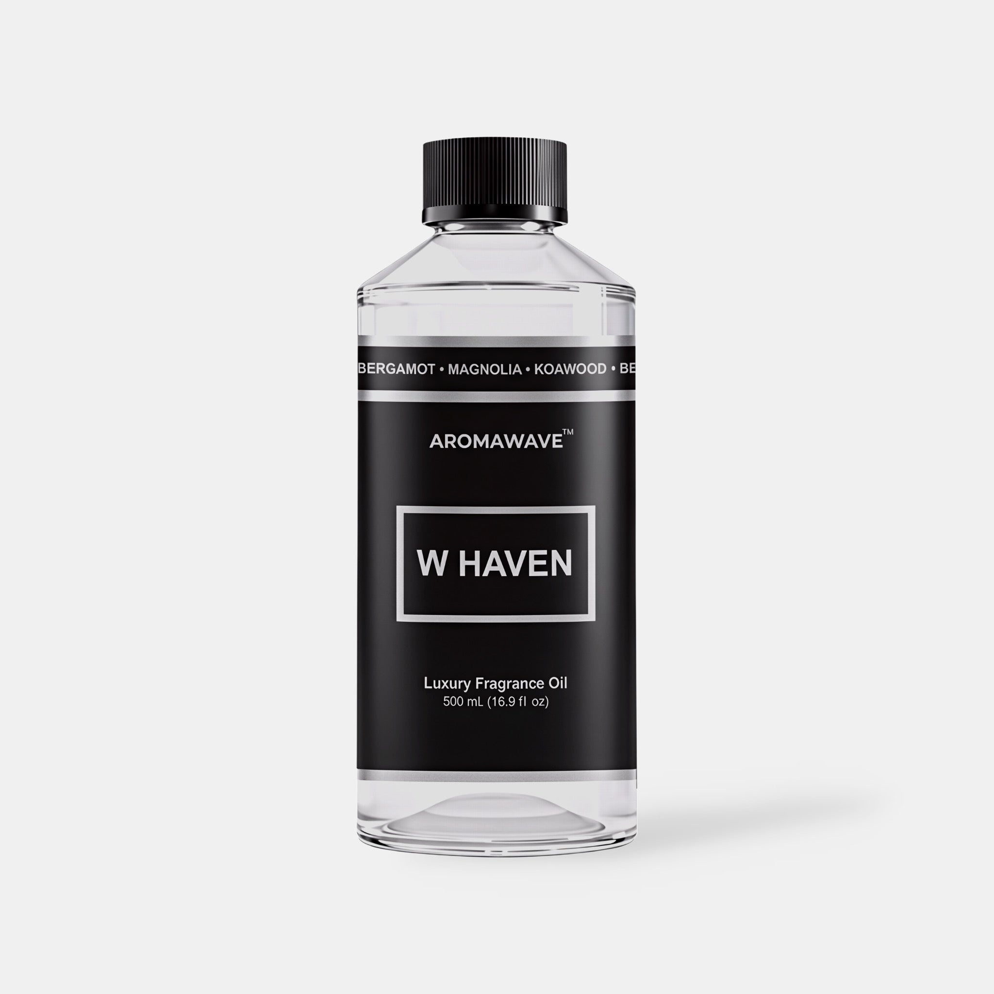 W Haven 500ml hotel-inspired fragrance oil by Aromawave ideal for large spaces and professional diffuser systems