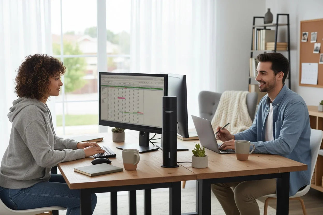 Cold air diffuser for home office Australia Aromawave guide for Australian work from home setups