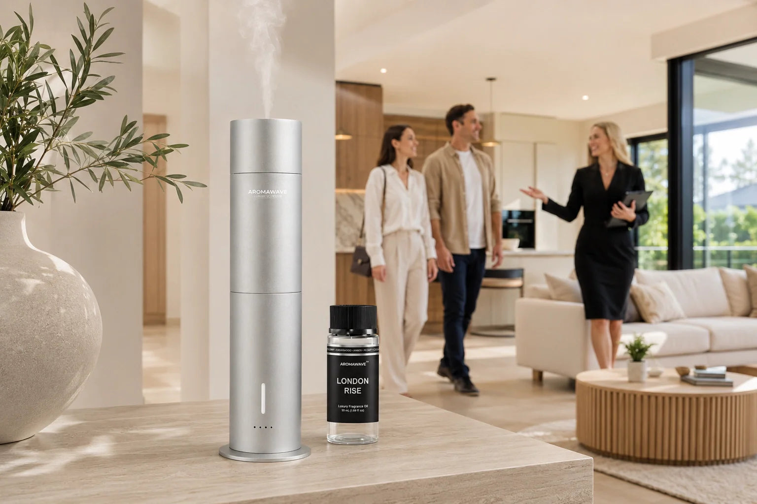 Real estate open home scenting Australia. Aromawave cold air scent diffuser guide for agents and vendors preparing property for open home inspections