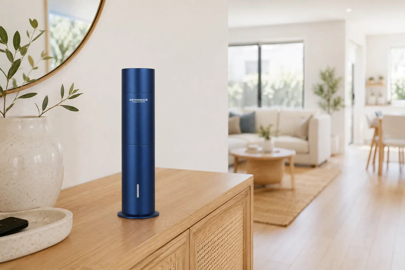 Scent diffuser for rental and investment property Australia. Aromawave cold air scent diffuser open home and inspection guide