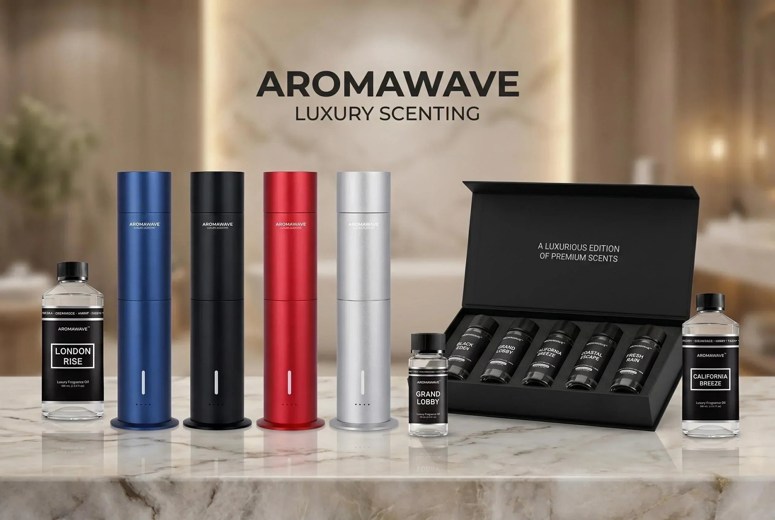 Waterless scent diffuser for bedroom Australia. Aromawave cold air scent diffuser bedroom guide