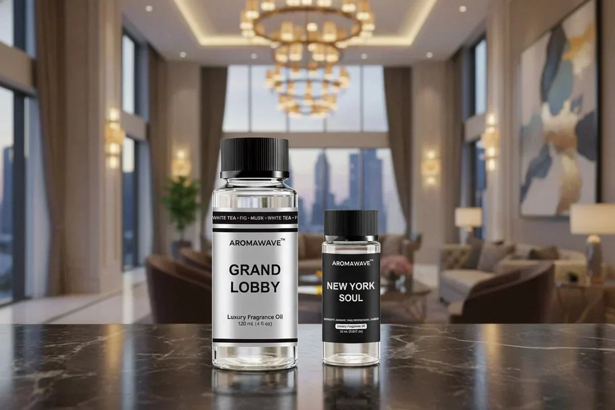 What fragrance do hotels use in their lobbies Australia Aromawave hotel inspired fragrance oil guide