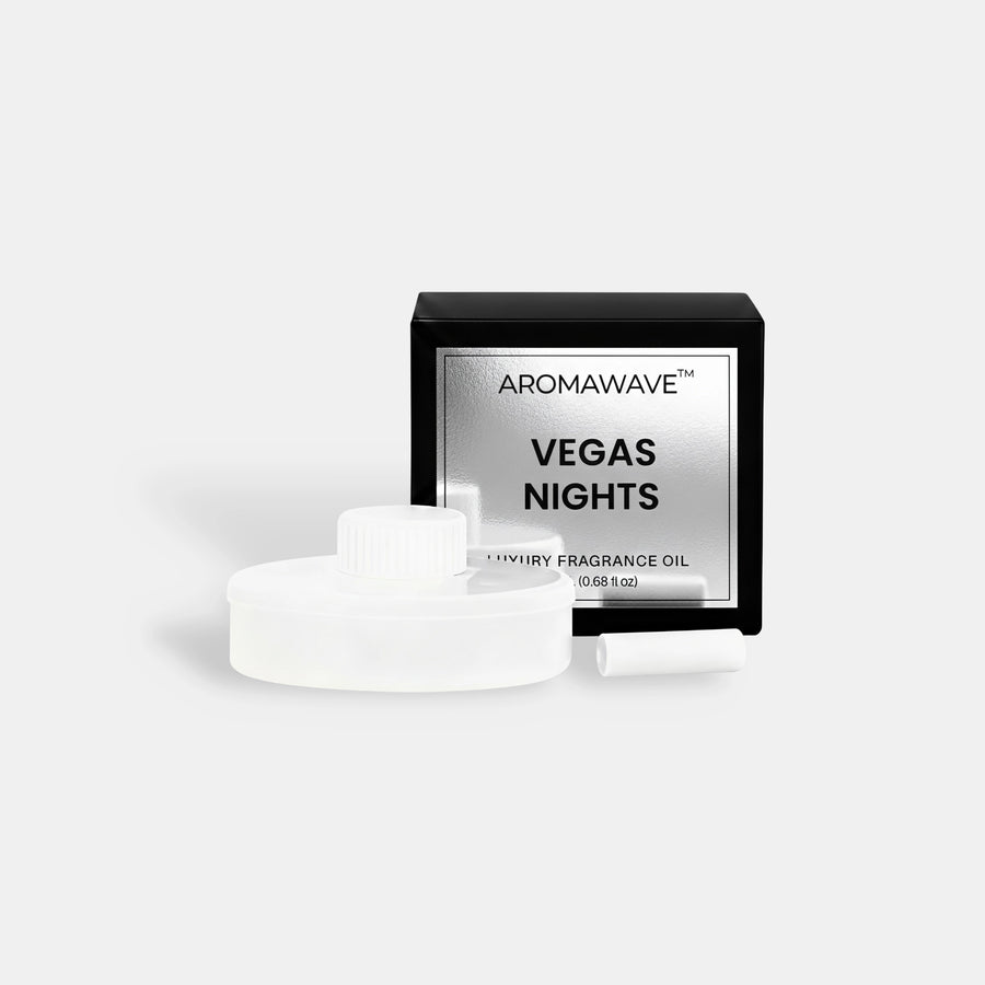 Aromawave Vegas Nights Car Fragrance Oil 20ml luxury car diffuser scent with lemon, green melon, jasmine and musk notes