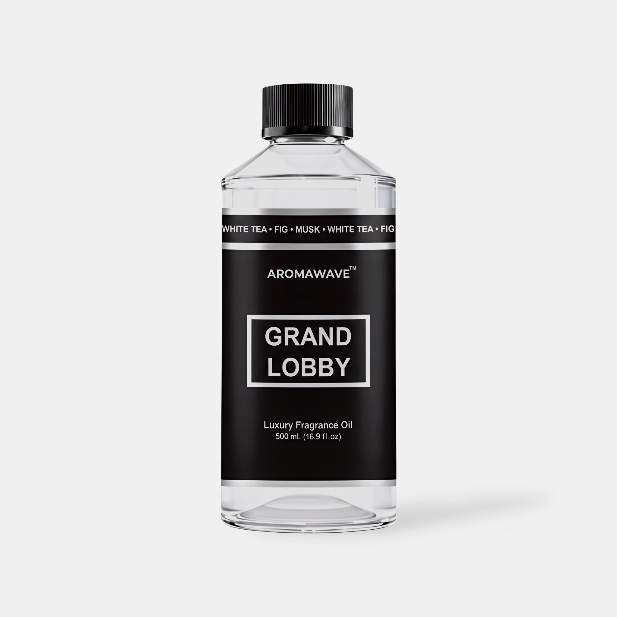 Grand Lobby 500ml luxury fragrance oil by Aromawave ideal for hotels, large interiors, and professional diffuser systems
