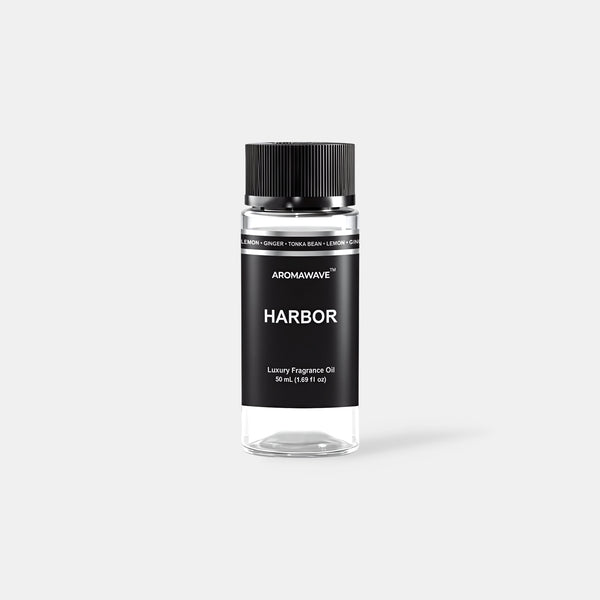Harbor 50ml fragrance oil Aromawave Australia Lemon Ginger Tonka Bean Shangri-La hotel inspired