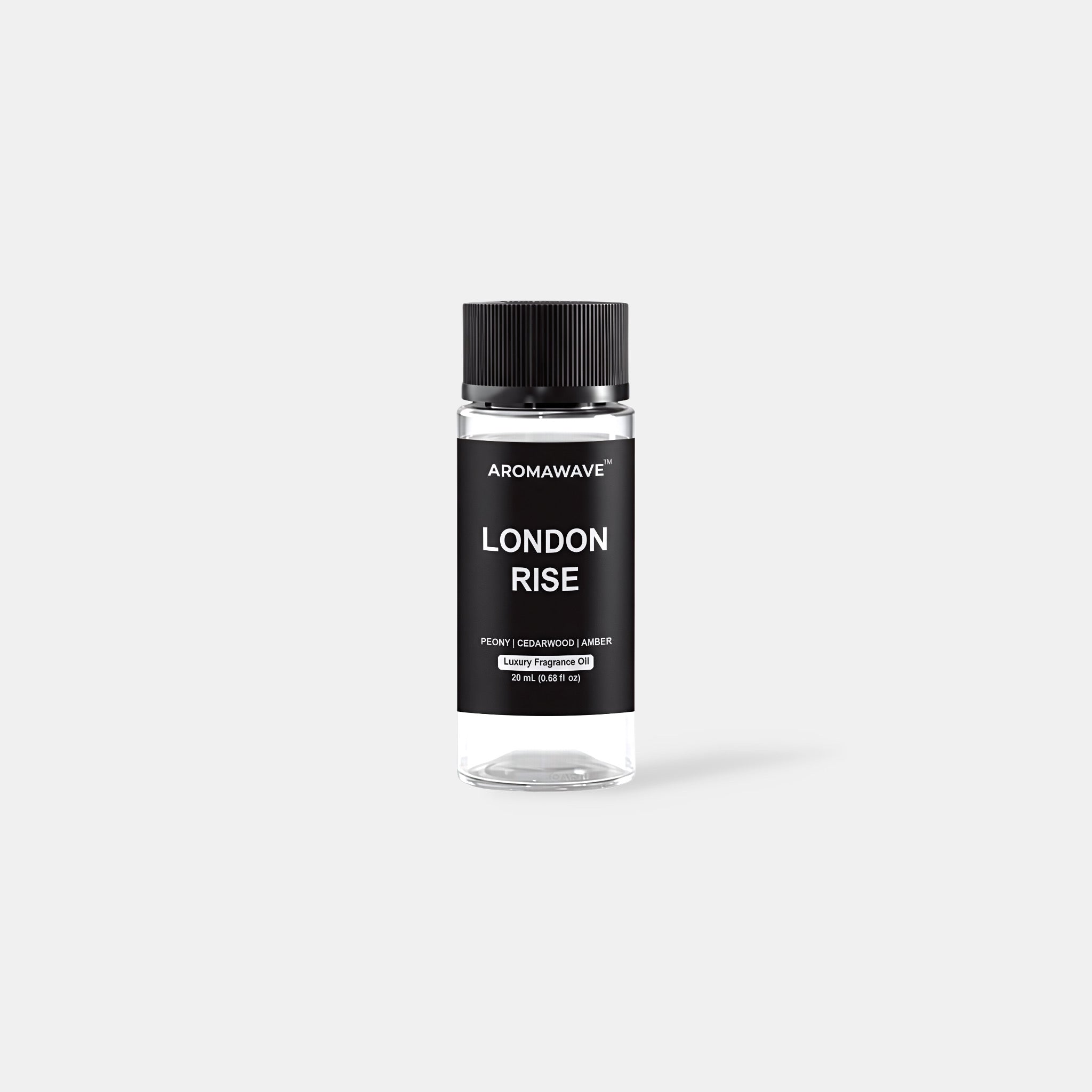 London Rise 20ml luxury fragrance oil by Aromawave crafted for waterless diffusers with a clean confident scent.
