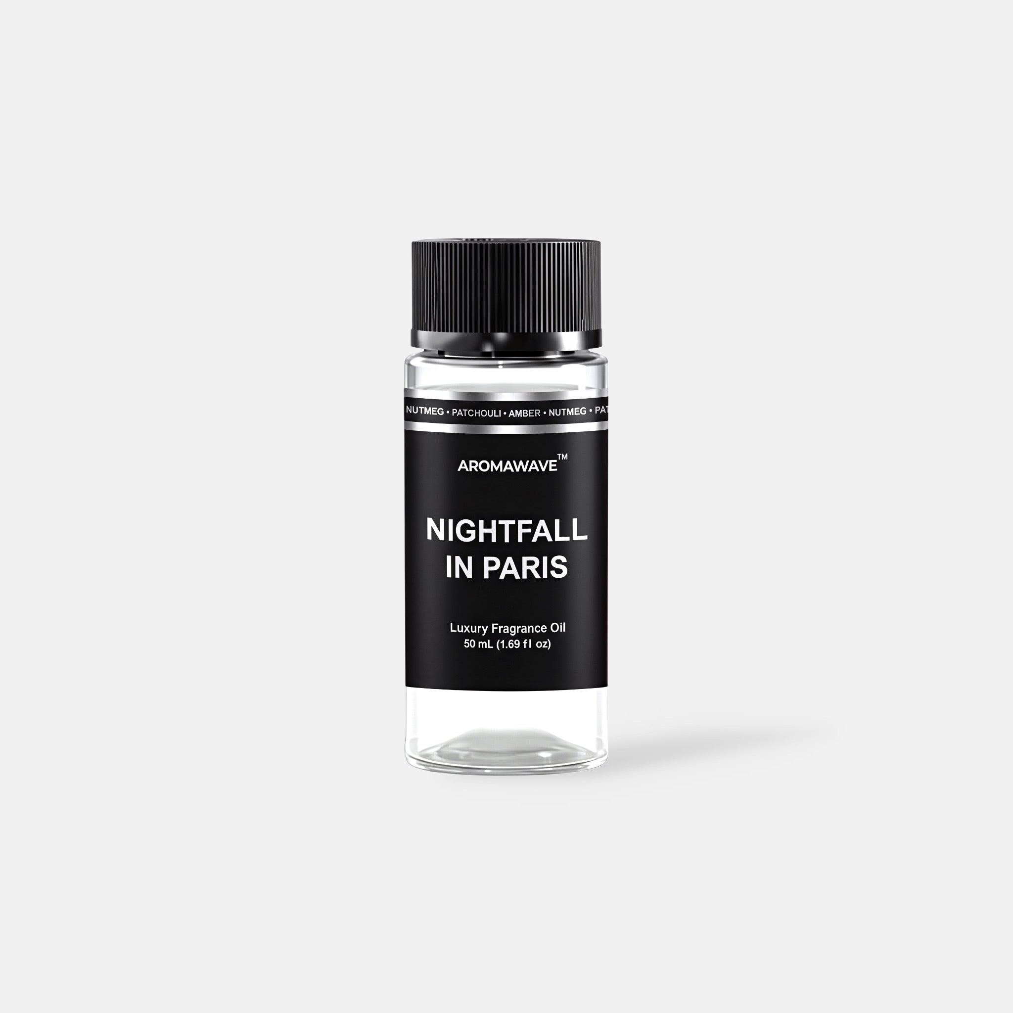 Nightfall in Paris 50ml premium fragrance oil by Aromawave designed for cold air diffusion with elegant aromatic depth.
