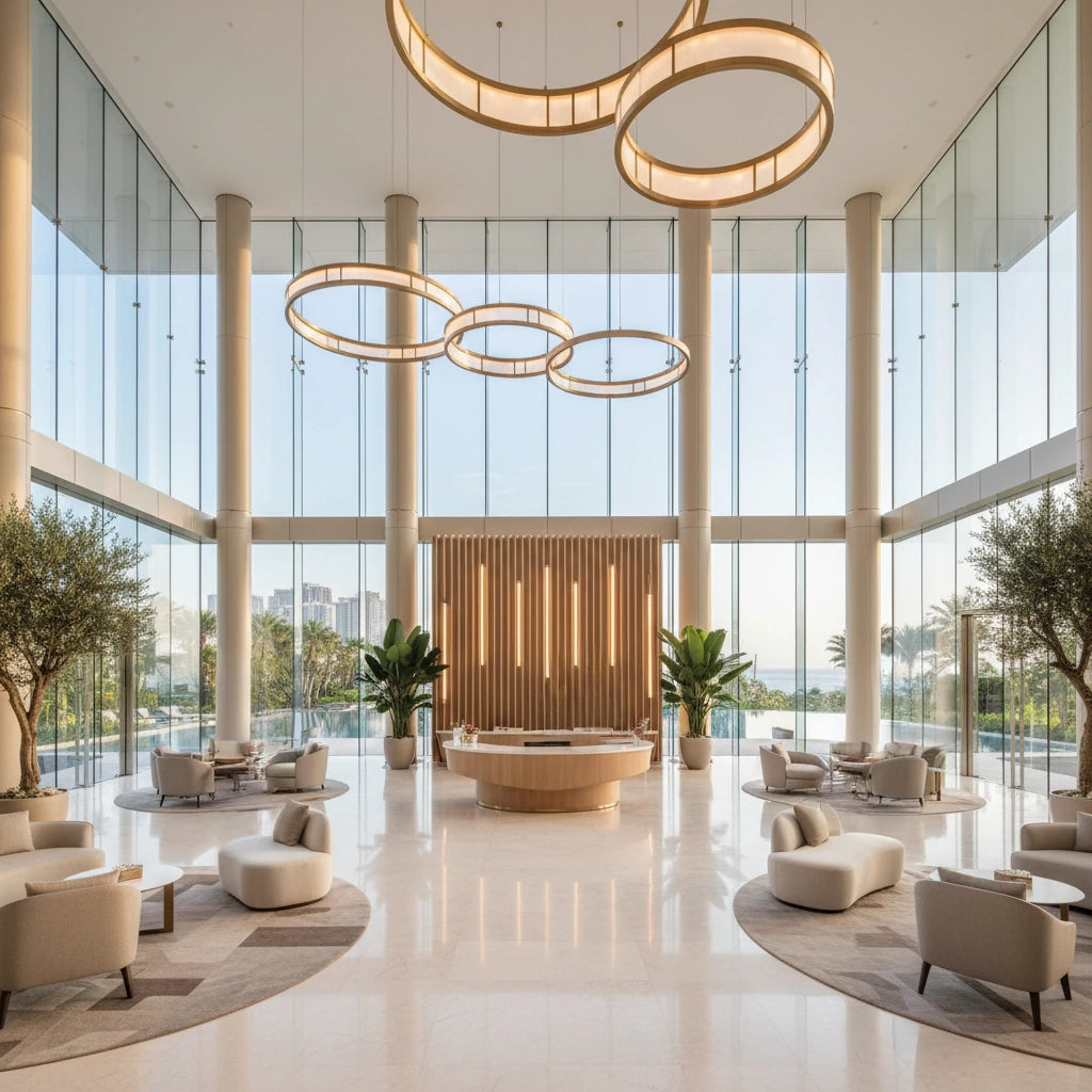 Grand Lobby luxury hotel inspired fragrance oil by Aromawave with white tea, fig and musk notes